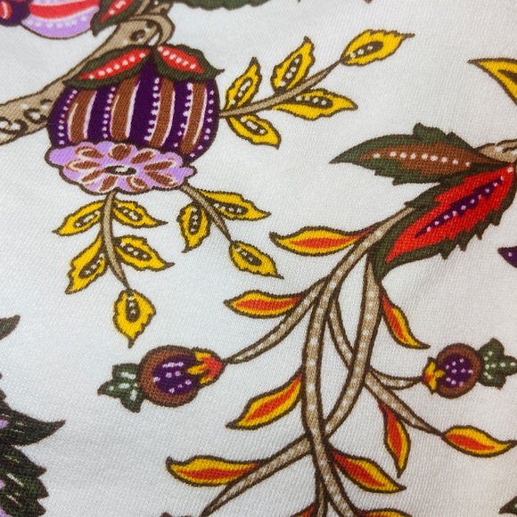 Talbots Multicolor Floral Crewneck Sweatshirt Blooming Jacobean - Picture 5 of 8